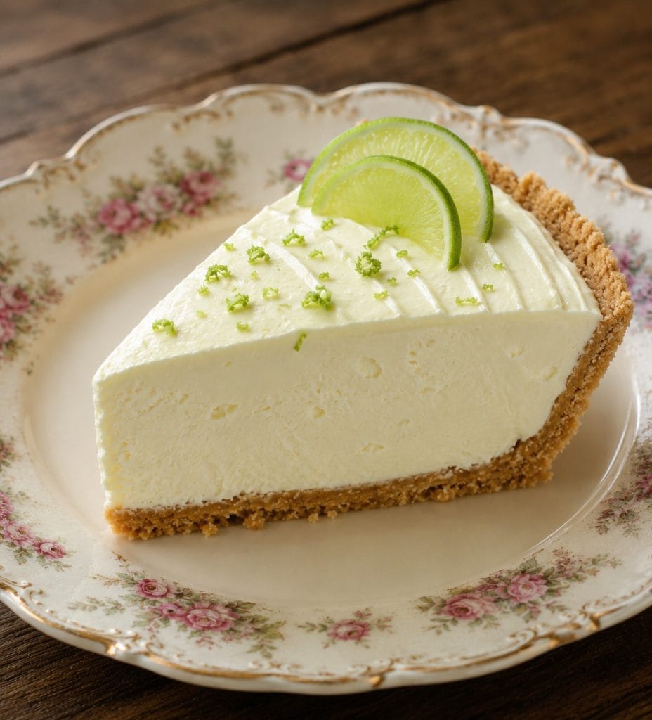 Homemade no-bake key lime pie perfect for summer pool parties in Corpus Christi